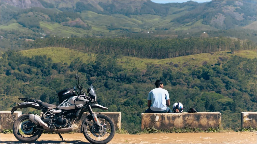Detail Adventure Motorcycle Touring Mountain Road Number 17