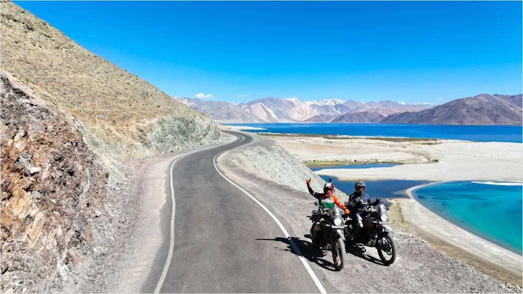 Detail Adventure Motorcycle Touring Mountain Road Number 18