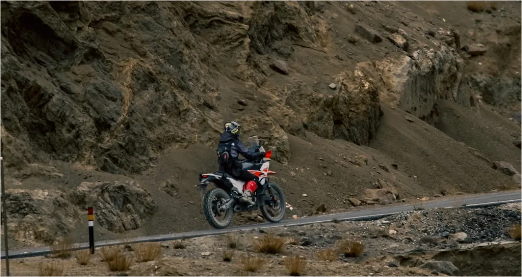 Detail Adventure Motorcycle Touring Mountain Road Number 20