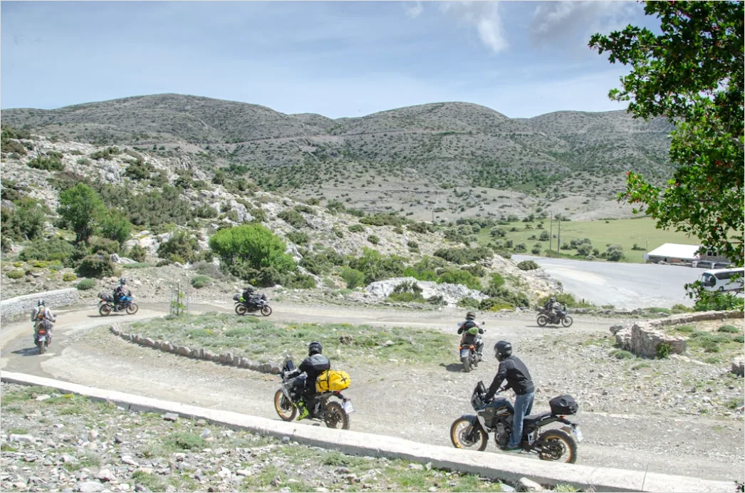 Detail Adventure Motorcycle Touring Mountain Road Number 4