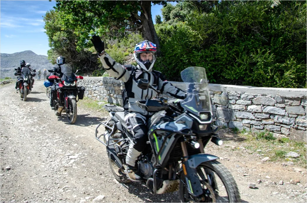 Detail Adventure Motorcycle Touring Mountain Road Number 5