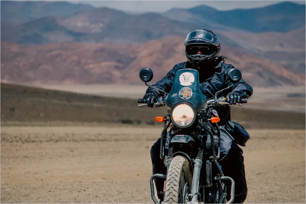 Detail Adventure Motorcycle Touring Mountain Road Number 10