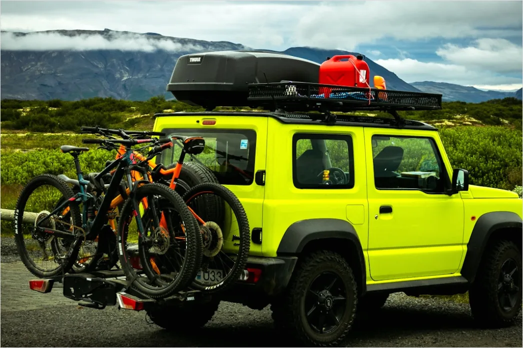 Adventure Vehicle Rooftop Rack Gear Loaded 51b9