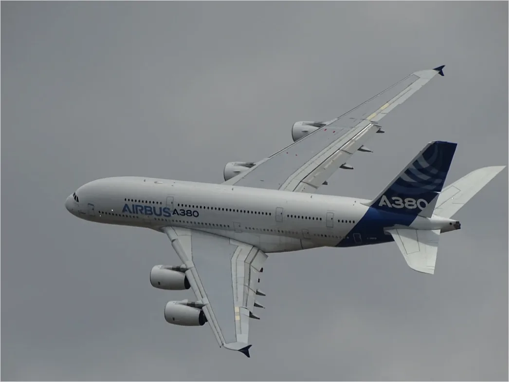 Detail Airbus A380 Double Decker Aircraft Exterior Number 2