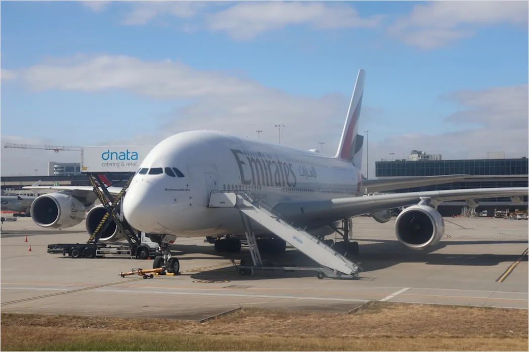 Detail Airbus A380 Double Decker Aircraft Exterior Number 12