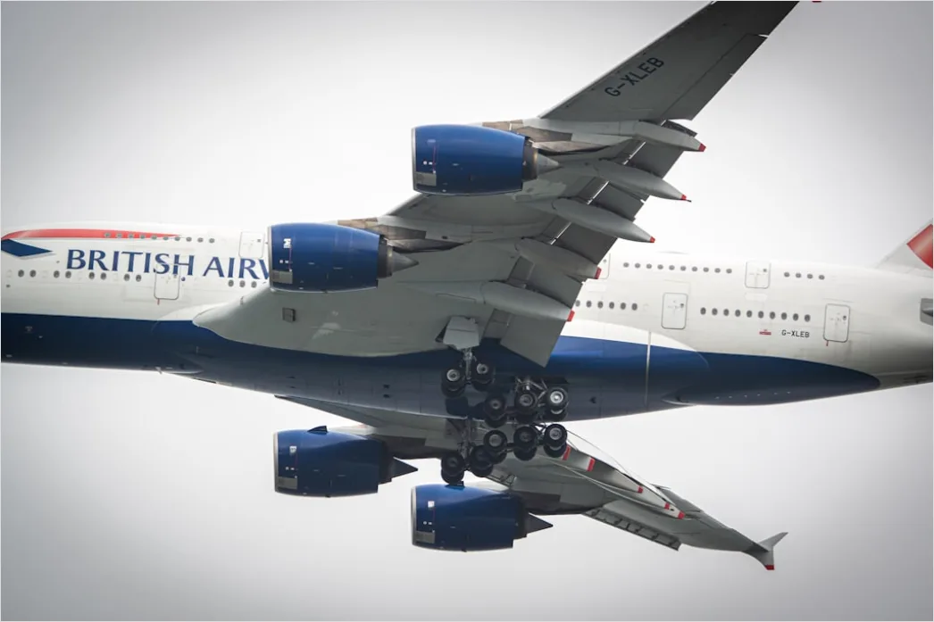 Detail Airbus A380 Double Decker Aircraft Exterior Number 14
