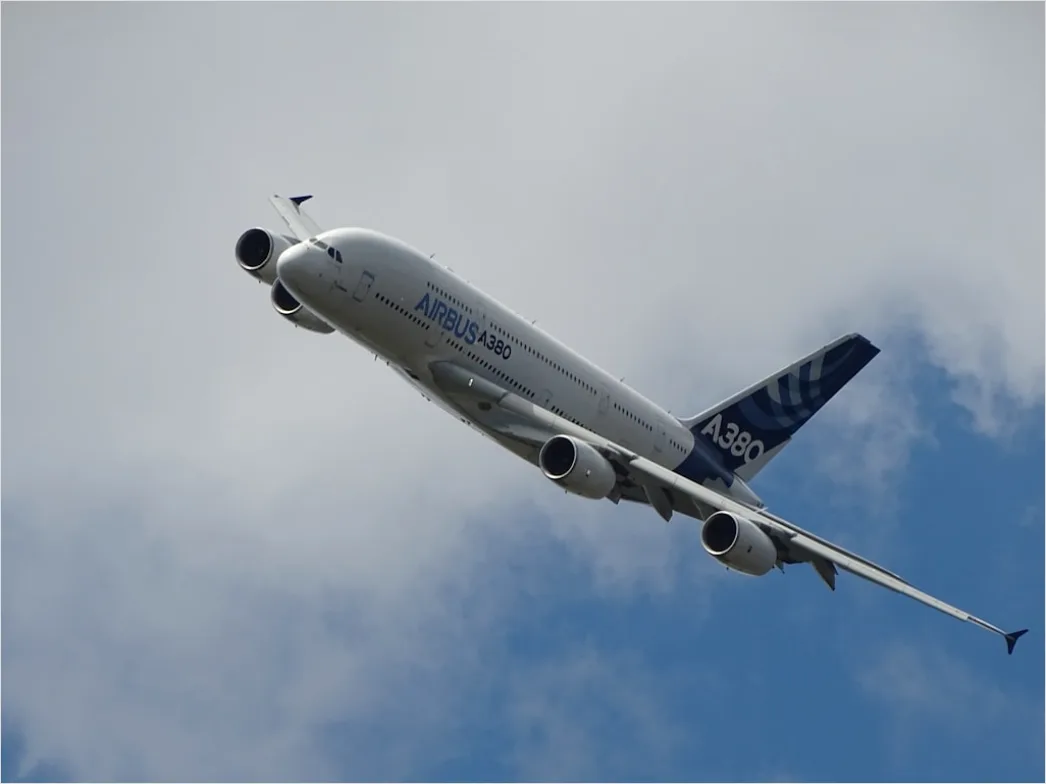 Detail Airbus A380 Double Decker Aircraft Exterior Number 20