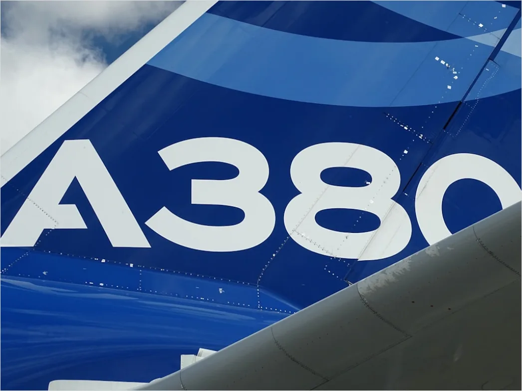 Detail Airbus A380 Double Decker Aircraft Exterior Number 10