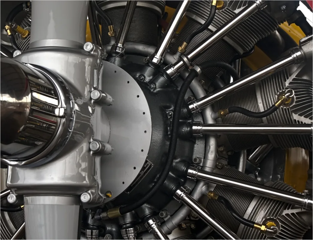 Aircraft Engine Turbine Close Up Macro Detail Caf8