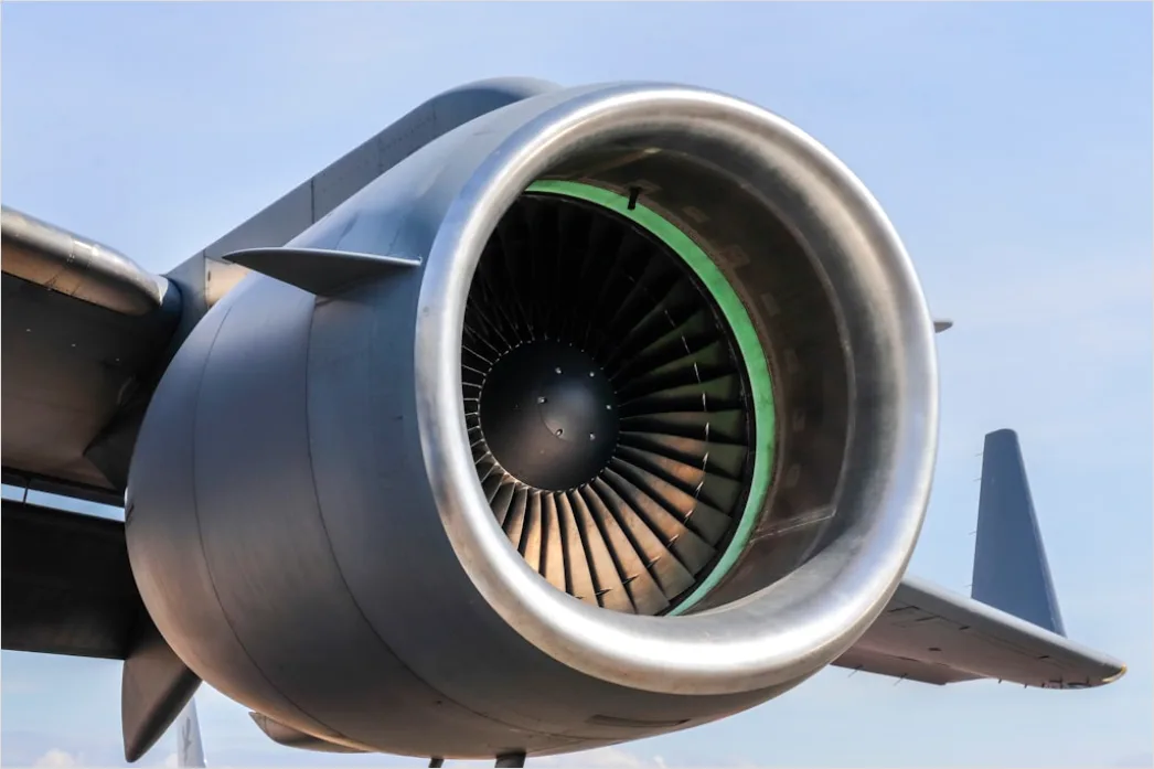 Detail Aircraft Engine Turbine Close Up Macro Detail Number 15