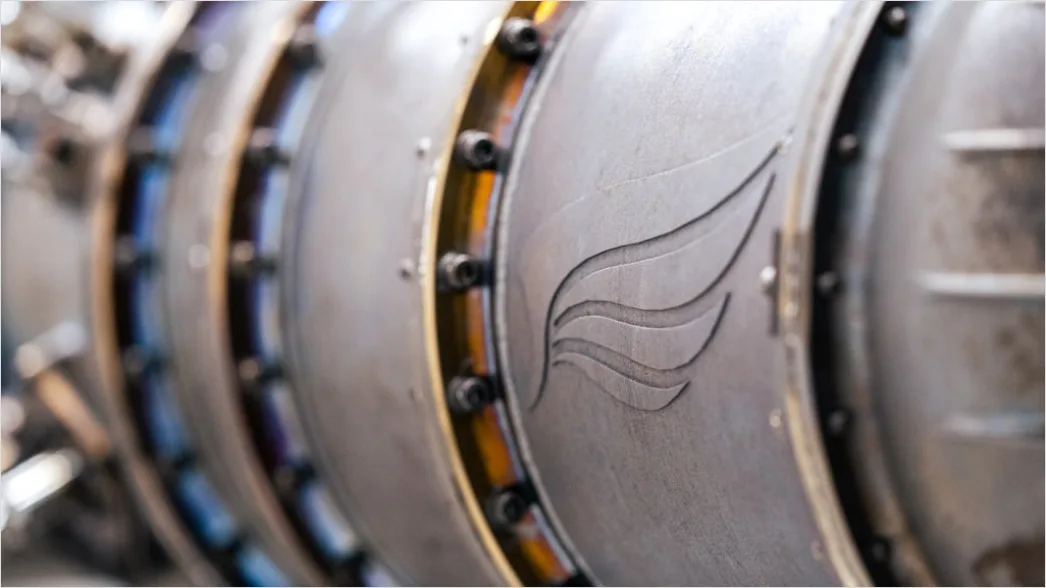 Detail Aircraft Engine Turbine Close Up Macro Detail Number 16