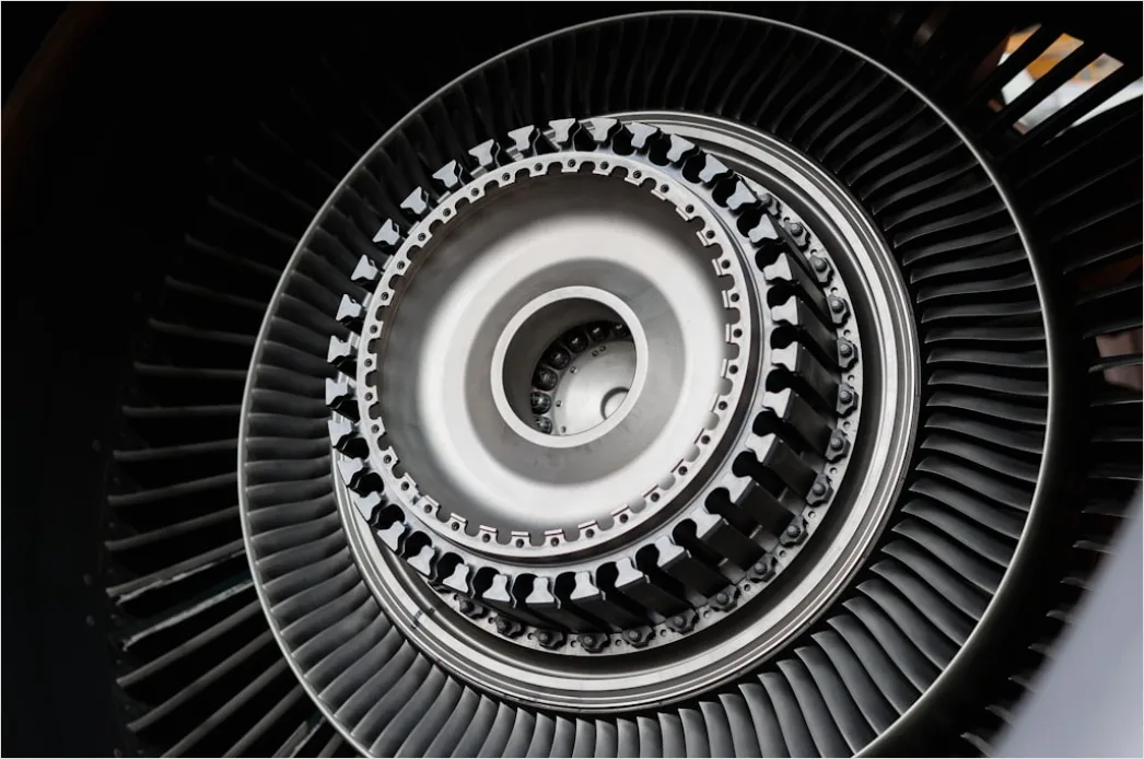 Detail Aircraft Engine Turbine Close Up Macro Detail Number 20