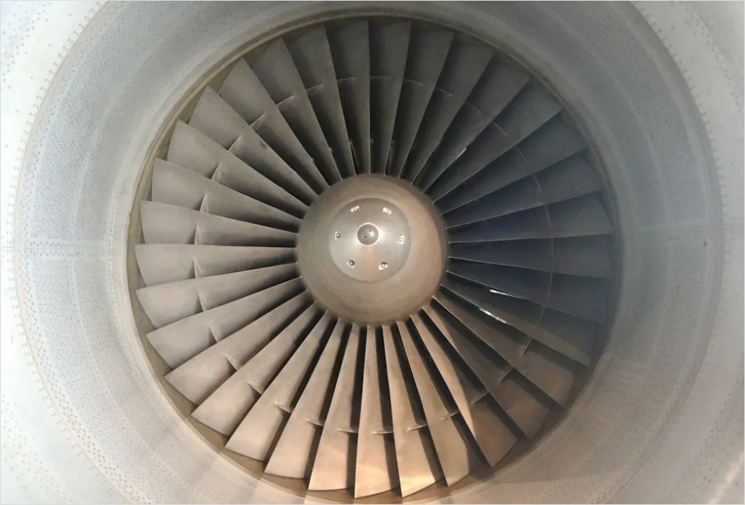 Detail Aircraft Engine Turbine Close Up Macro Detail Number 3