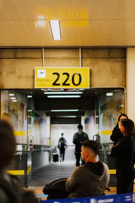 Detail Airport Security Checkpoint Passengers Queuing Number 2