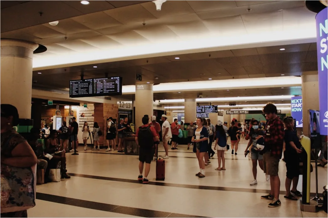 Detail Airport Terminal Interior Busy Travel Scene Number 13