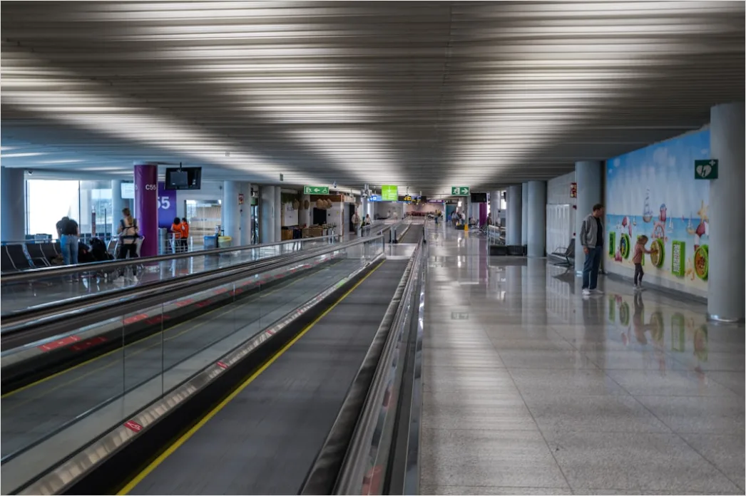 Detail Airport Terminal Interior Busy Travel Scene Number 9