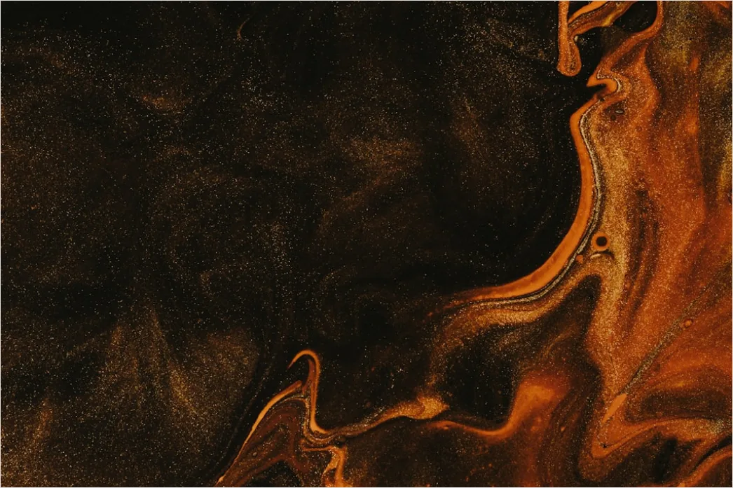 Detail Alkohol Ink Abstrakt Dunkle Farben Gold Number 19