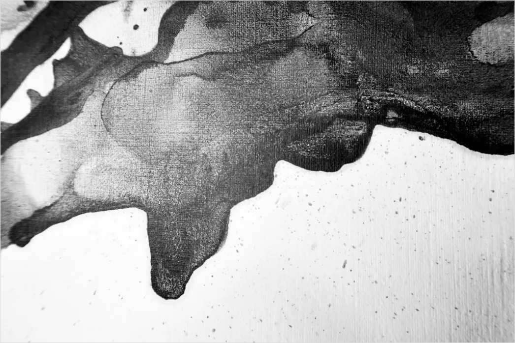 Detail Alkohol Ink Abstrakt Dunkle Farben Gold Number 3