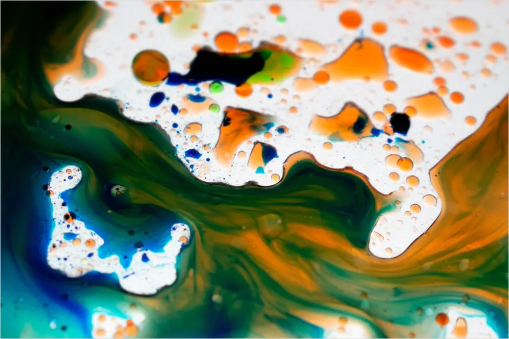 Detail Alkohol Tinte Abstrakt Flüssig Farben Makro Number 12