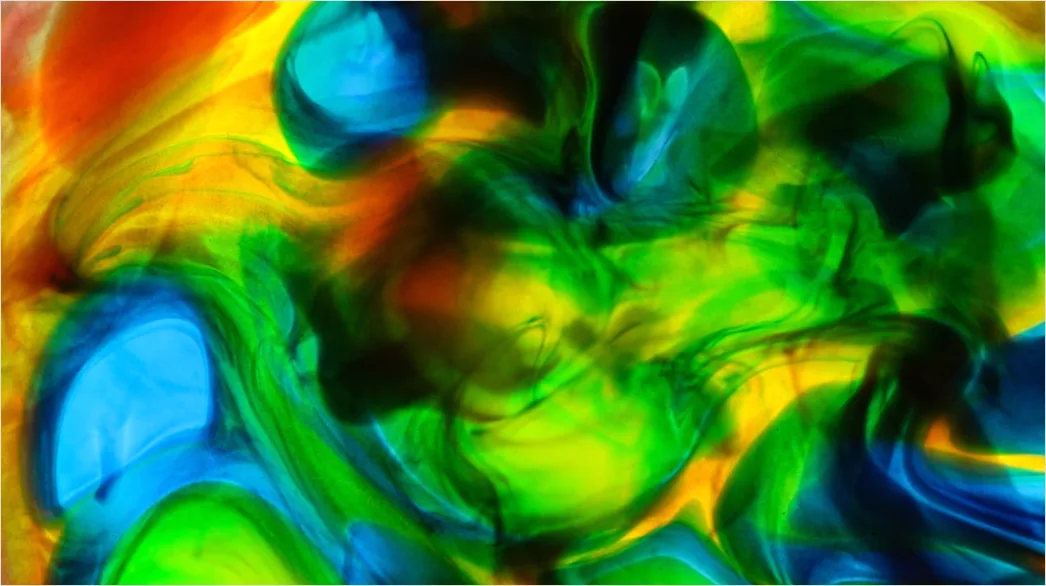 Detail Alkohol Tinte Abstrakt Flüssig Farben Makro Number 14