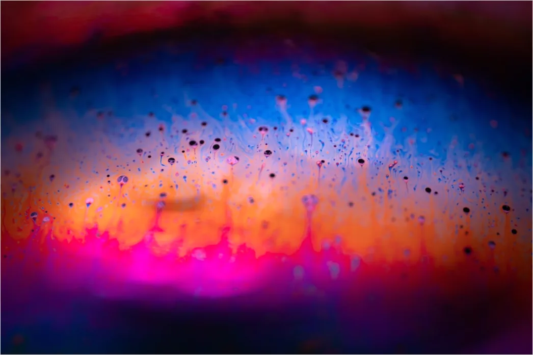 Detail Alkohol Tinte Abstrakt Flüssig Farben Makro Number 5