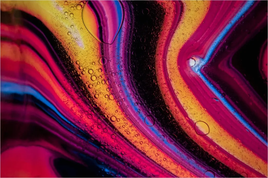 Detail Alkohol Tinte Abstrakt Flüssig Farben Makro Number 6