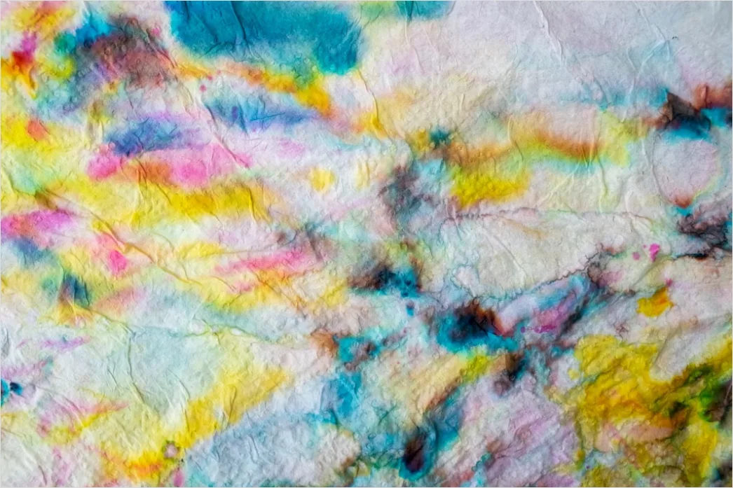 Detail Aquarell Abstrakt Pinselstriche Papier Textur Number 19