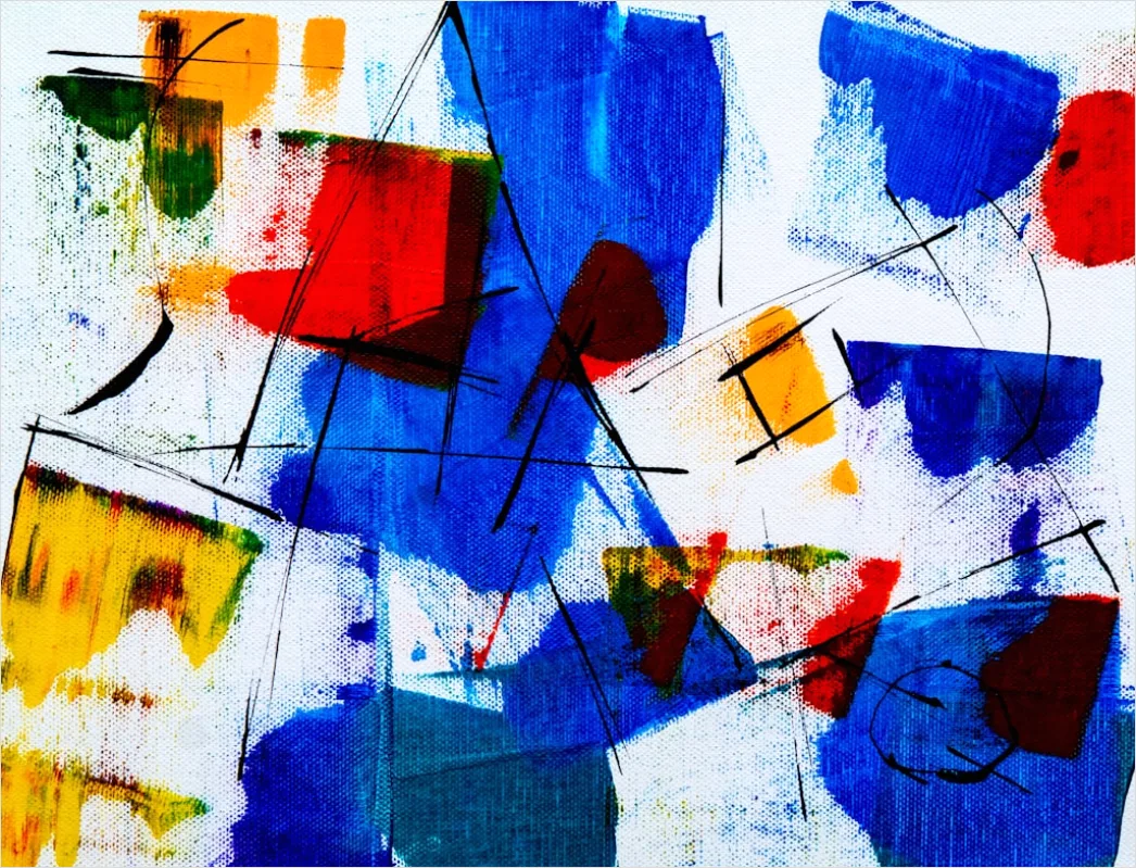 Detail Aquarell Abstrakt Pinselstriche Papier Textur Number 7