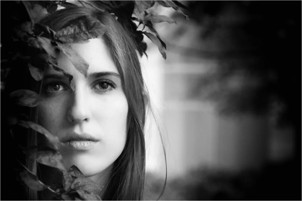 Detail Artistic Portrait Double Exposure Nature And Number 11