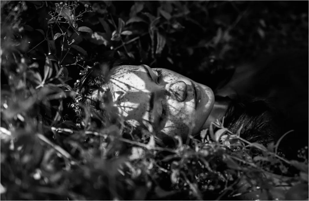 Detail Artistic Portrait Double Exposure Nature And Number 17