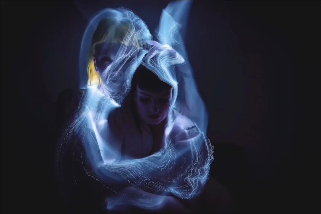 Detail Artistic Portrait Woman Smoke Color Dramatic Number 19