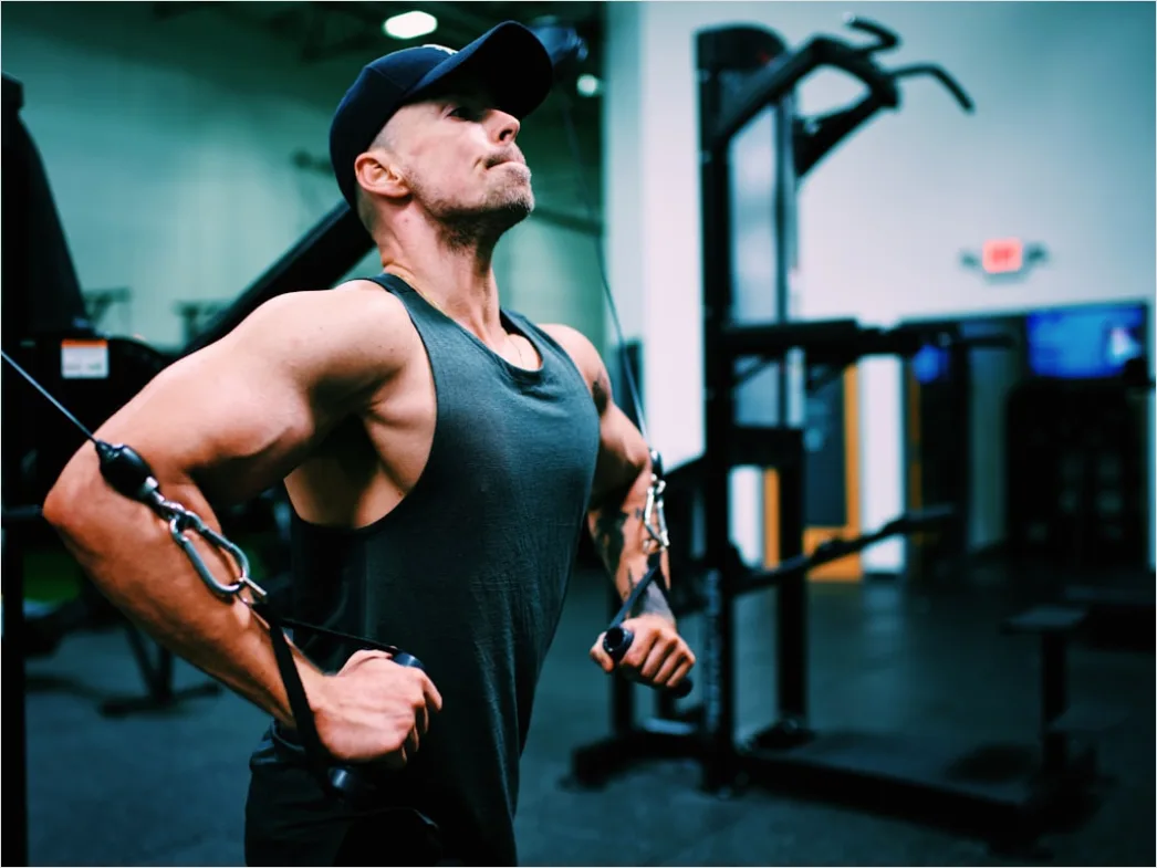 Detail Athletic Man Portrait Gym Fitness Confident Look Number 19