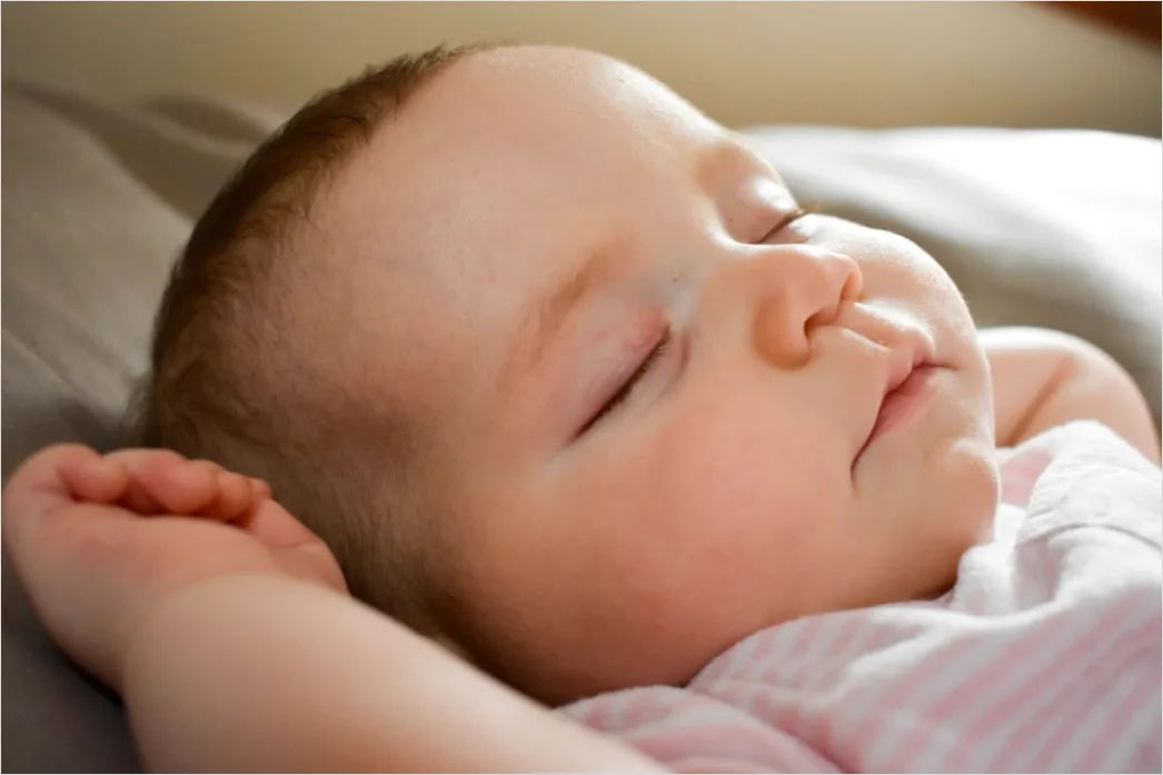 Baby Portrait Close Up Sleeping Peaceful 95e9