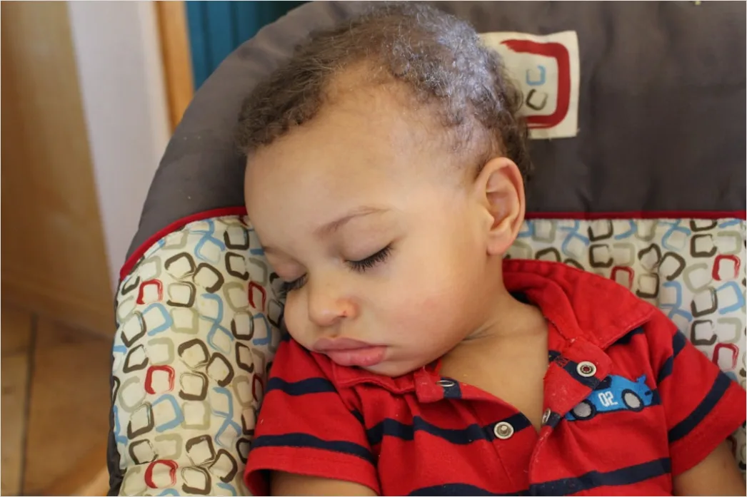 Detail Baby Portrait Close Up Sleeping Peaceful Number 2