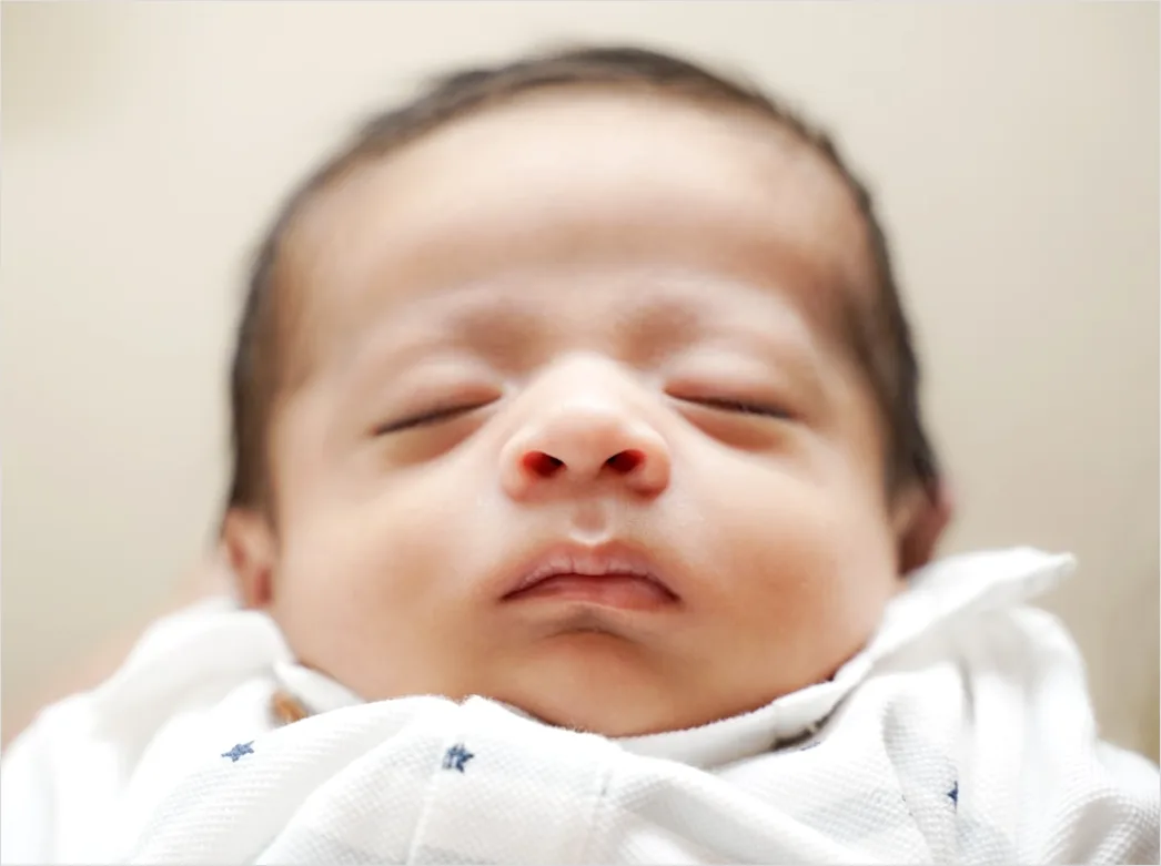 Detail Baby Portrait Close Up Sleeping Peaceful Number 15