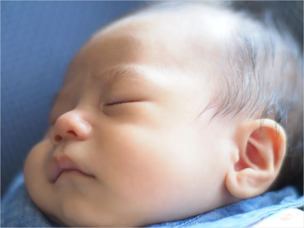 Detail Baby Portrait Close Up Sleeping Peaceful Number 16