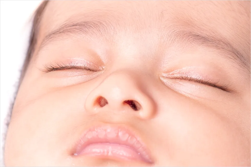 Detail Baby Portrait Close Up Sleeping Peaceful Number 19