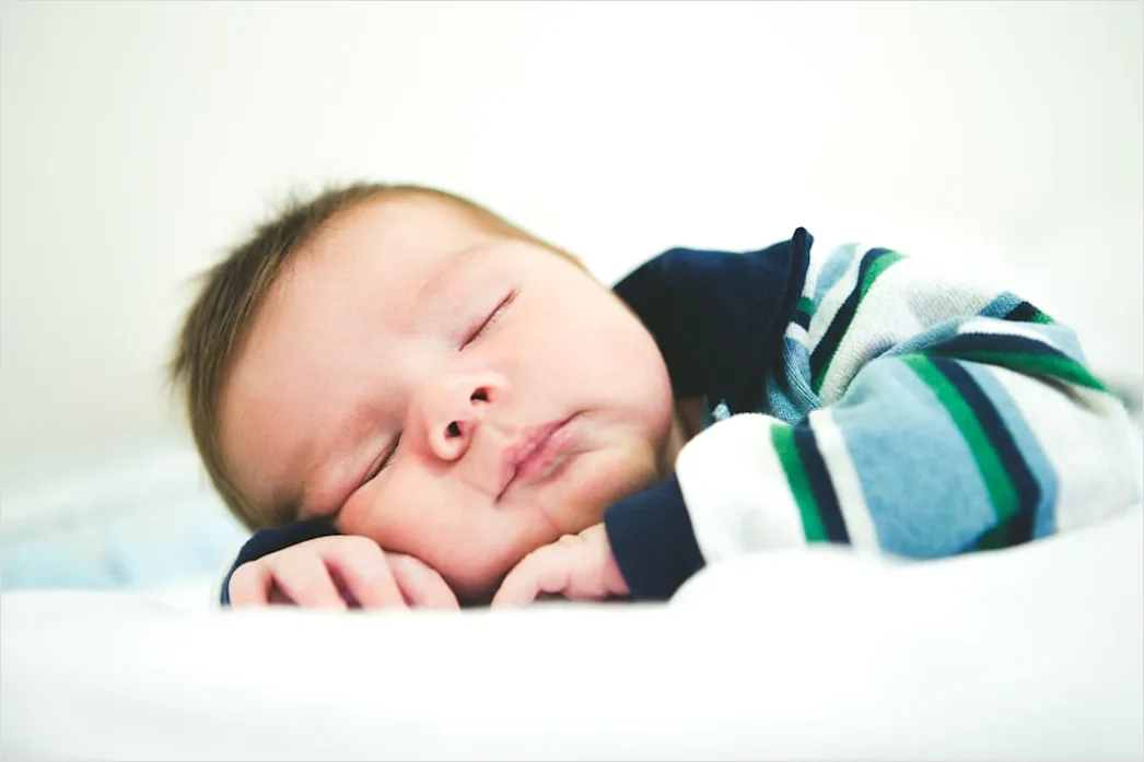 Detail Baby Portrait Close Up Sleeping Peaceful Number 4