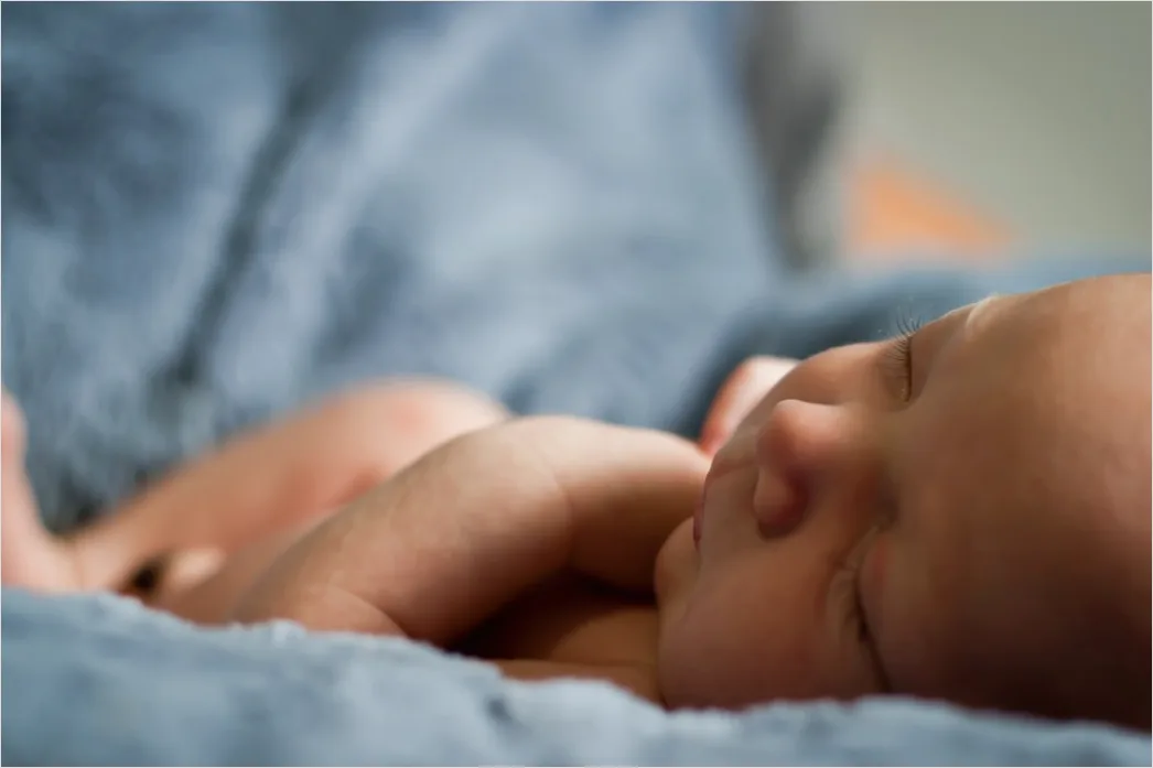 Detail Baby Portrait Close Up Sleeping Peaceful Number 5