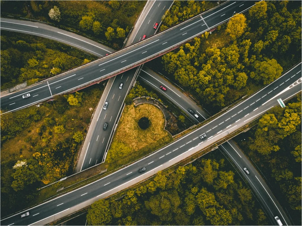 Bridge Highway Aerial View Infrastructure Ced2