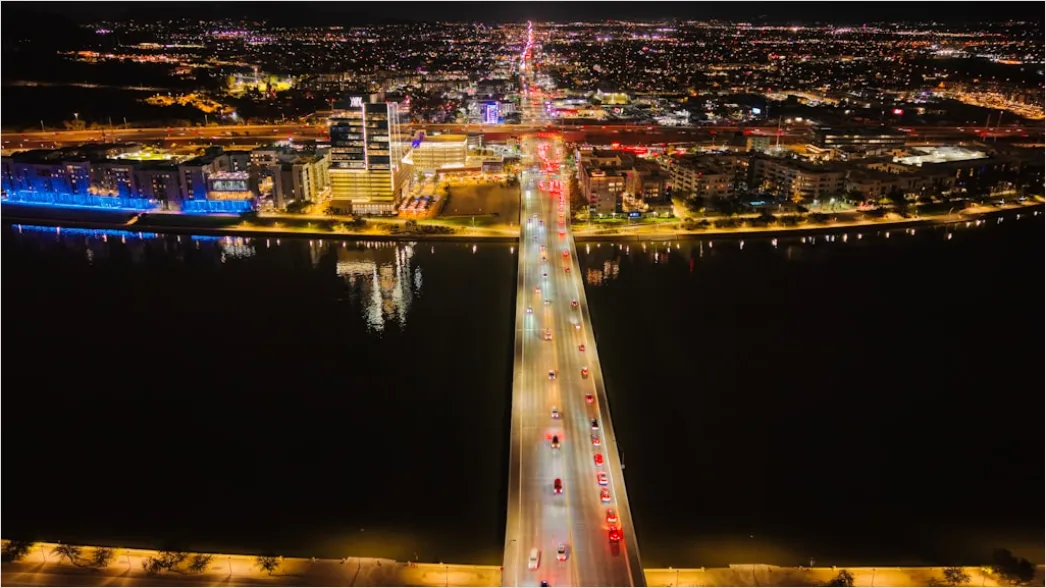 Detail Bridge Highway Aerial View Infrastructure Number 13
