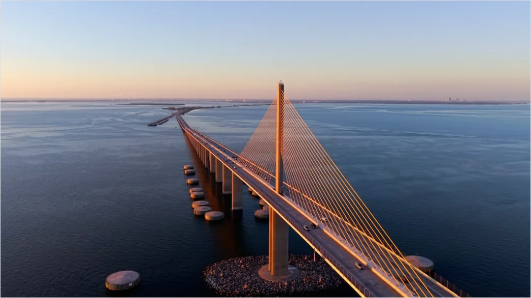 Detail Bridge Highway Aerial View Infrastructure Number 15