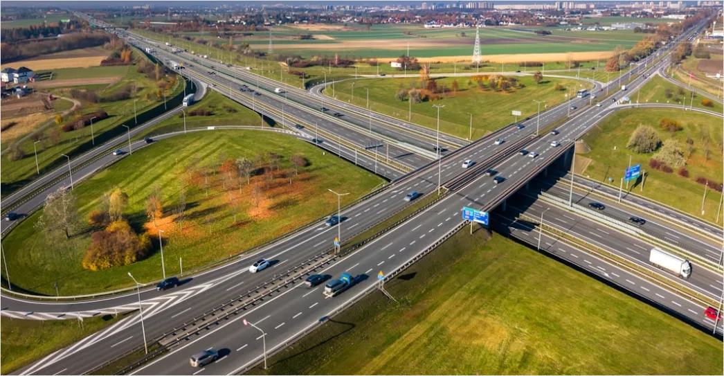 Detail Bridge Highway Aerial View Infrastructure Number 16