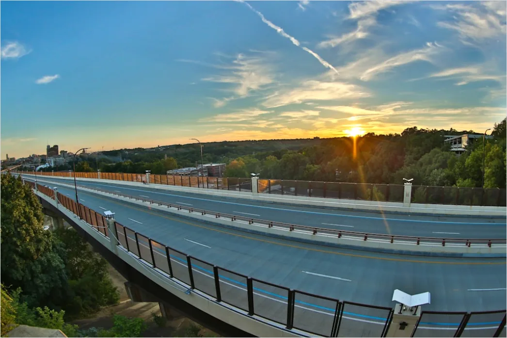 Detail Bridge Highway Aerial View Infrastructure Number 20