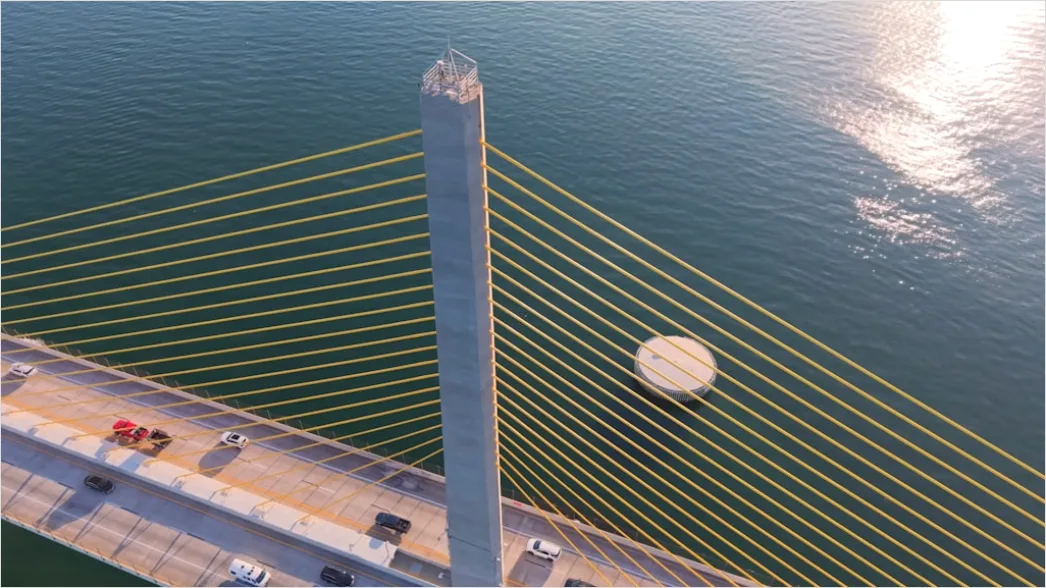 Detail Bridge Highway Aerial View Infrastructure Number 9