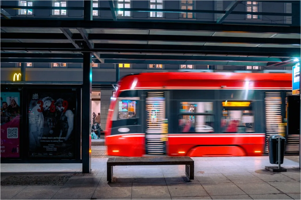 Detail Bus Rapid Transit System Modern Station Number 12