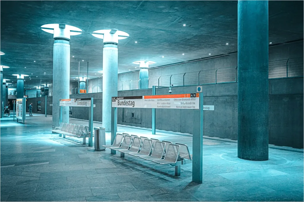 Detail Bus Rapid Transit System Modern Station Number 14