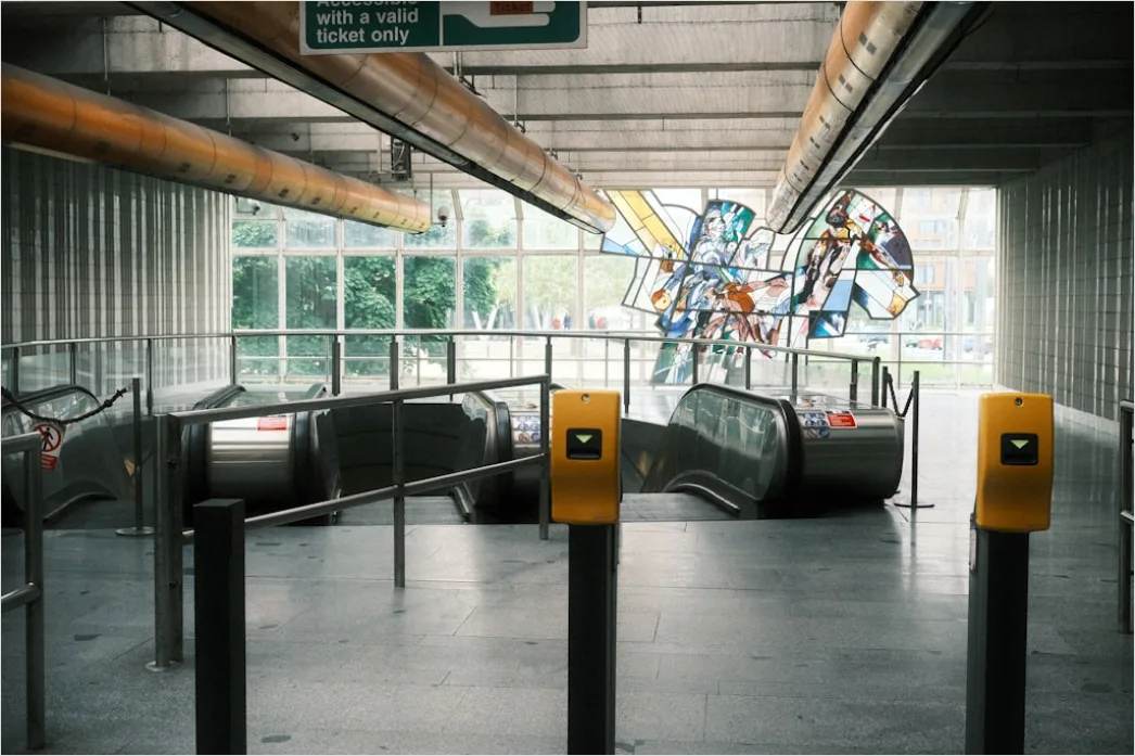 Detail Bus Rapid Transit System Modern Station Number 15