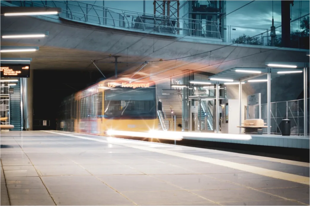 Detail Bus Rapid Transit System Modern Station Number 16
