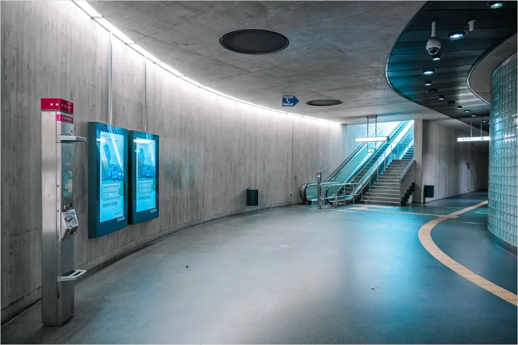 Detail Bus Rapid Transit System Modern Station Number 19